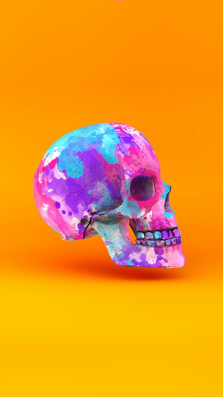 Painted Skull