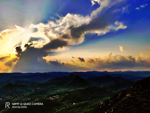 sky before sunset