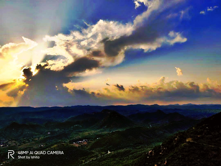 sky before sunset