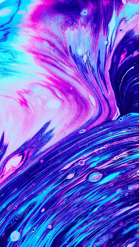 blue, 粉色壁纸