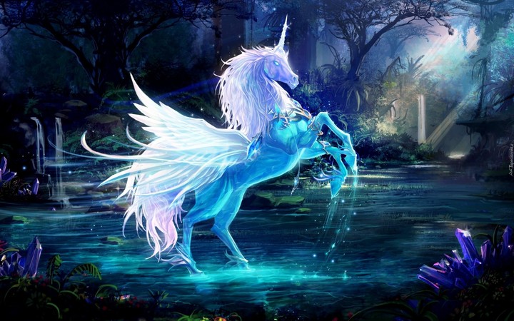 blue unicorn