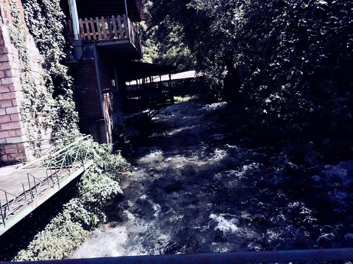 Bridge in the  river