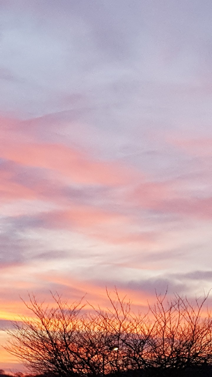 red sky at night