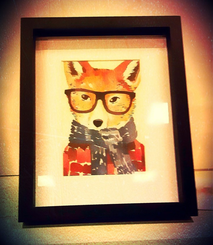 Portrait of a fox