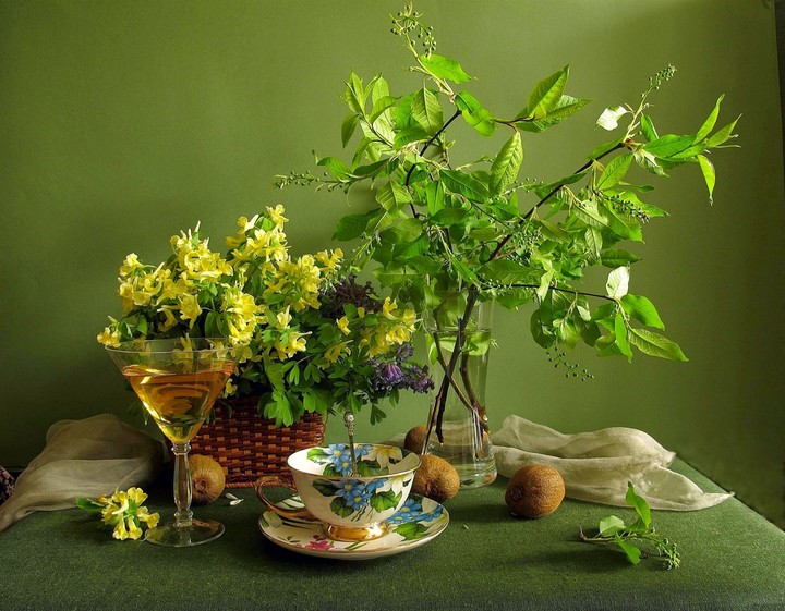 café com a natureza