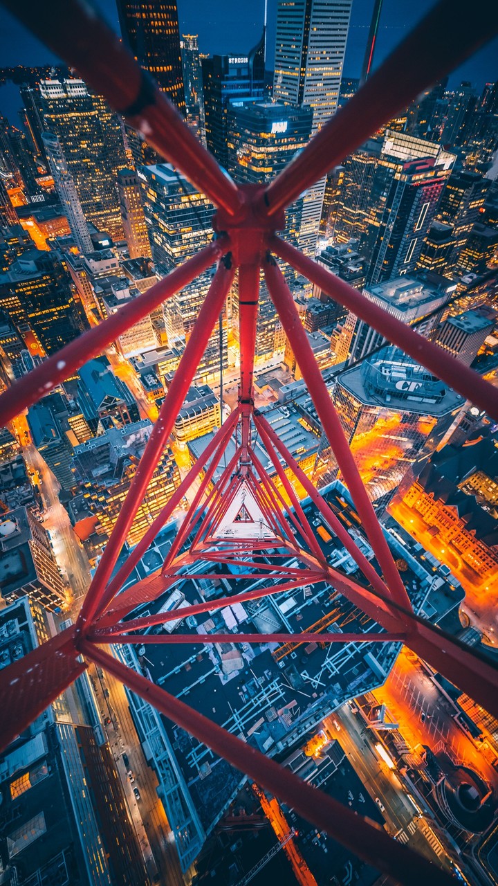 шпалери tower, red
