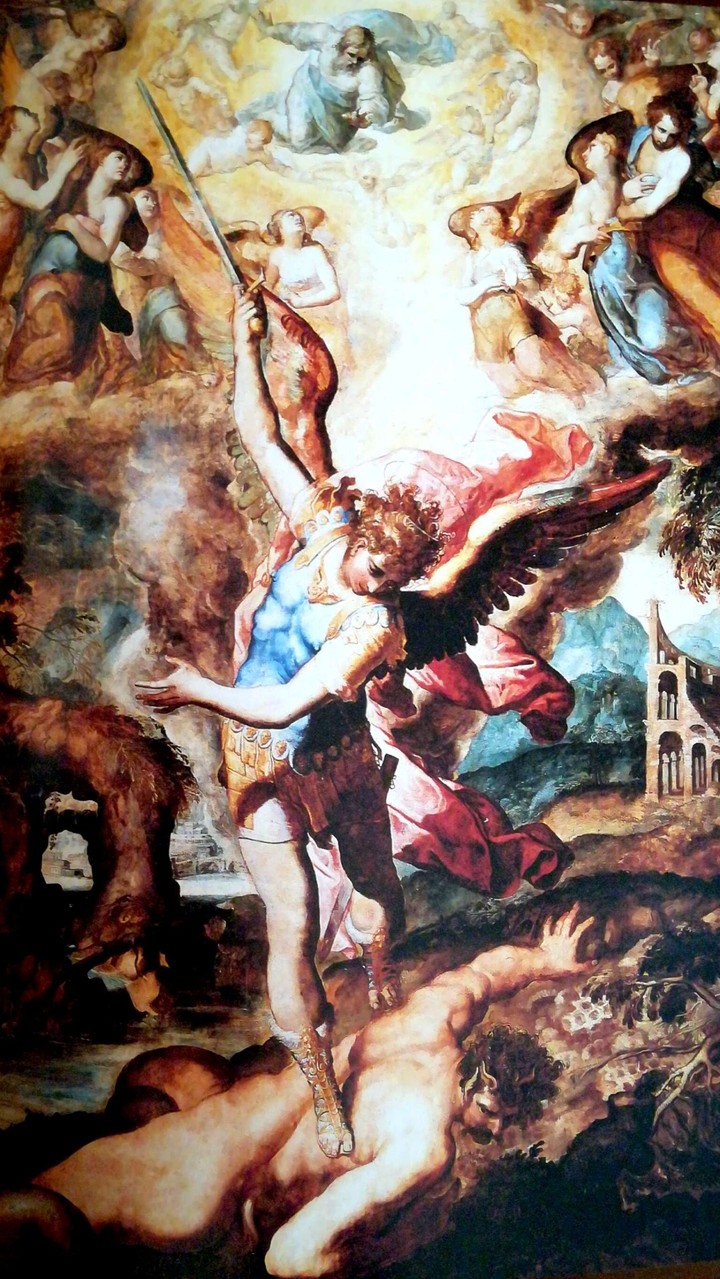 Marco Pino, Saint Michael (1573)