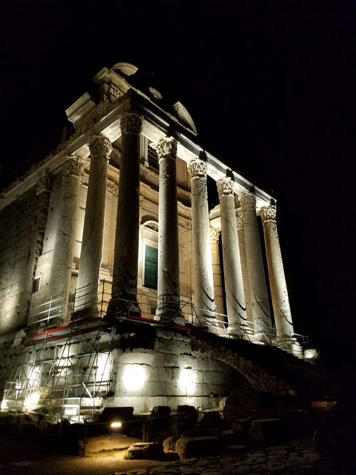 Roman Forum at Night