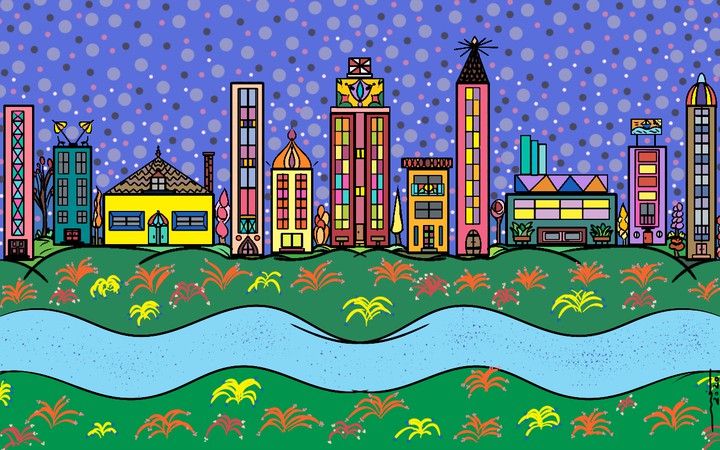 City By The River 01