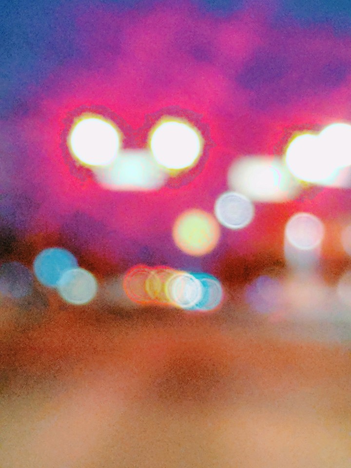 Blurred lights