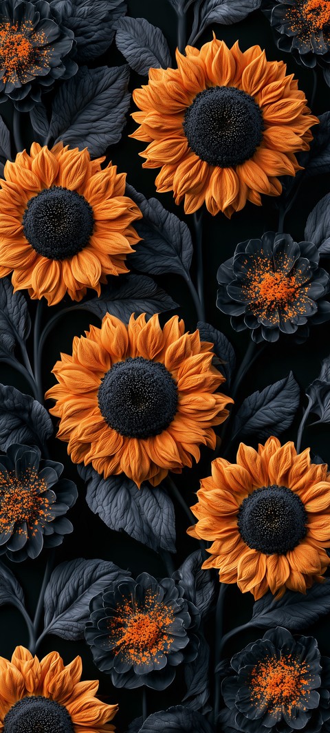 רקעים sunflowers, petal