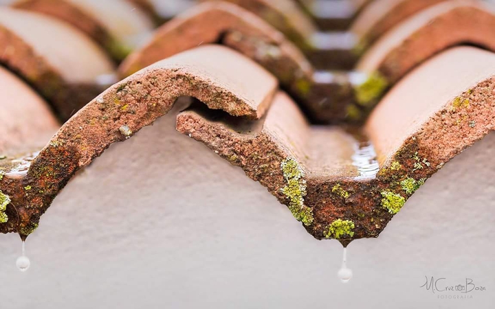 Agua en canalón