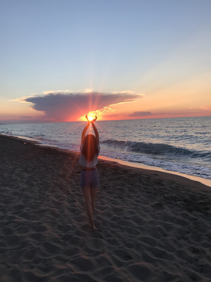 закат