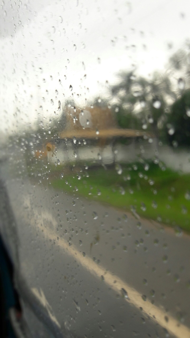 in the rain