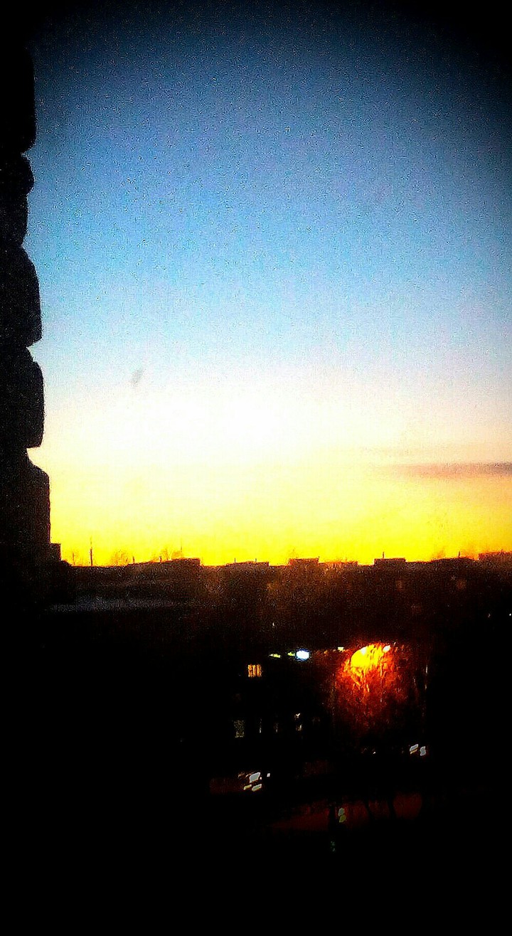 orange sity sky