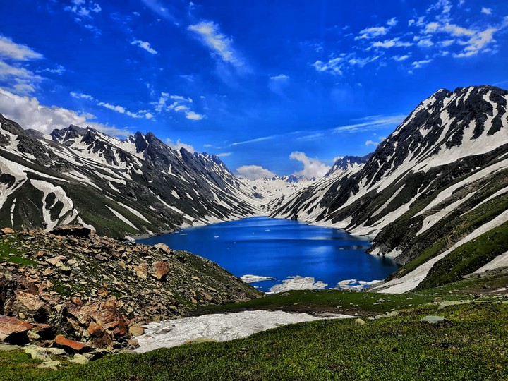 the blue lake