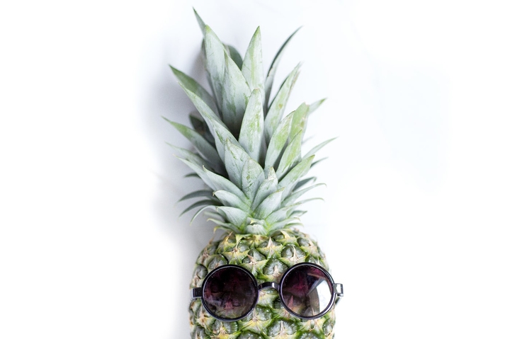 Pinapple + sunglasses = ....