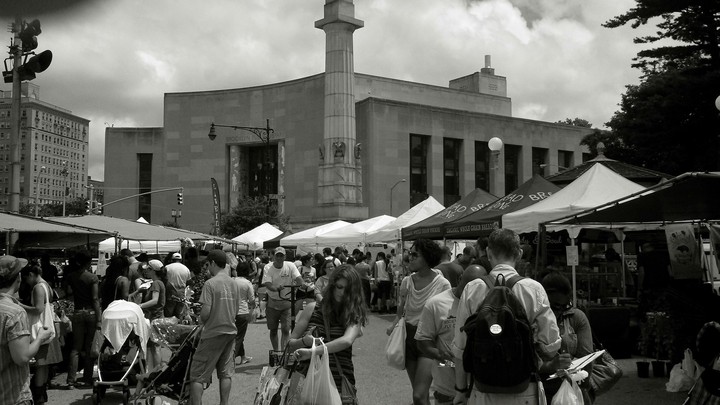 Farmers market in Brooklyn