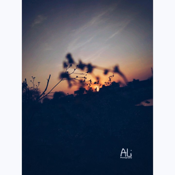 An sunset....