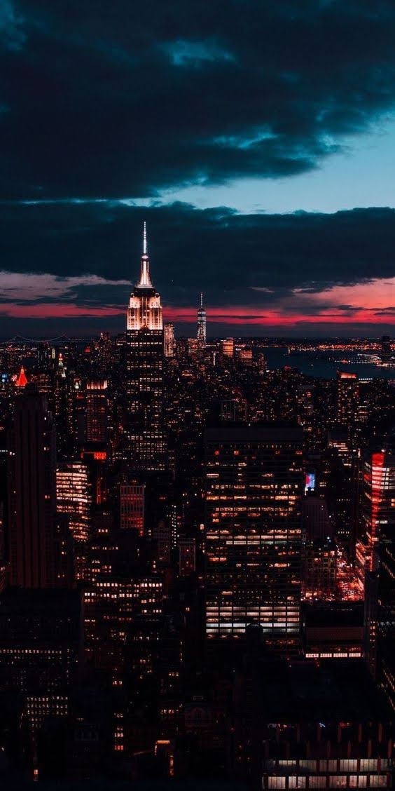 night new york city