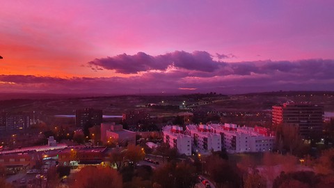 Purple sunset