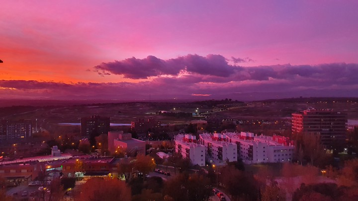 Purple sunset