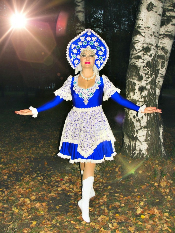 Circus and folk costume.