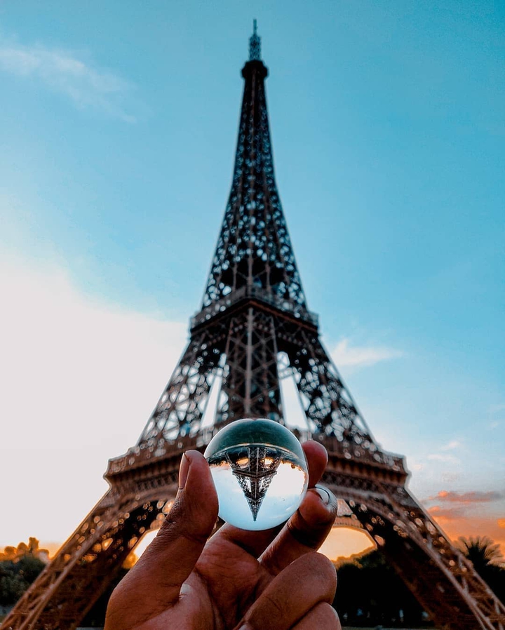 Eiffel Tower statue in Eco Park, Kolkata