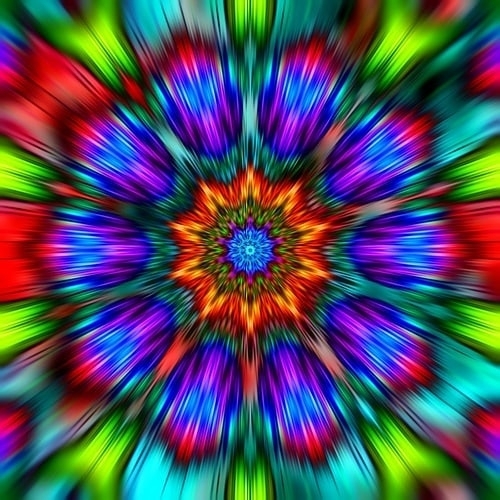 Optical illusion colors