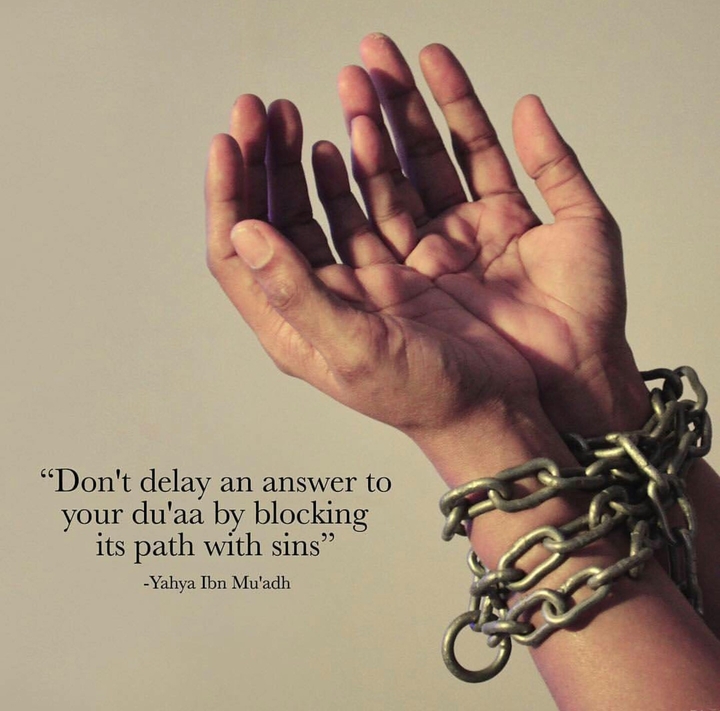 Don't block your du'aa