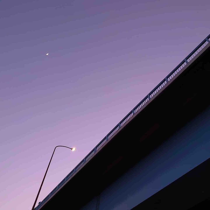 Crescent Moon & bridge