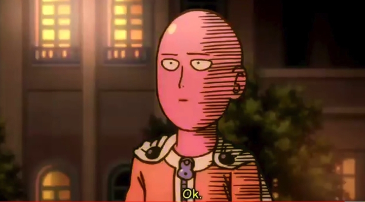 one punch.