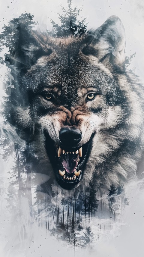 fonds d'écran coyote, wolf
