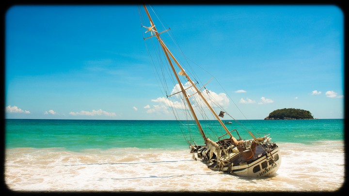 At the beach of Thailand