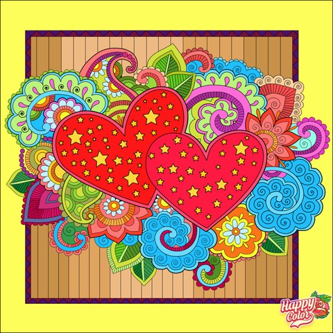 Colorindo.