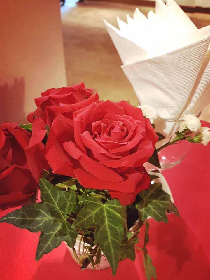 red roses