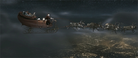 Santa s sleigh from the movie Fred Claus (2007)