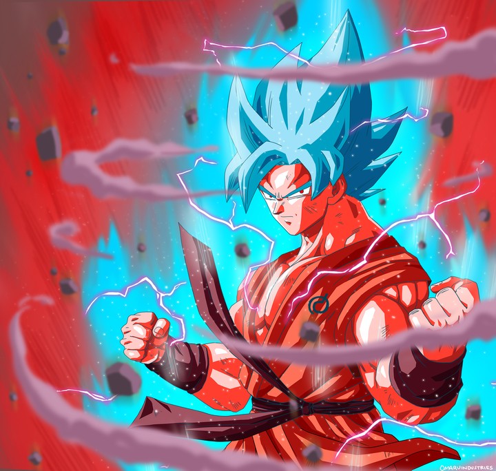 Dbz Goku ssj blue