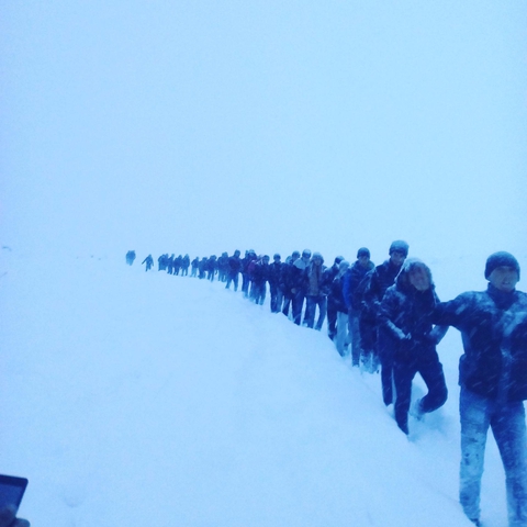 The road to school is a long one?