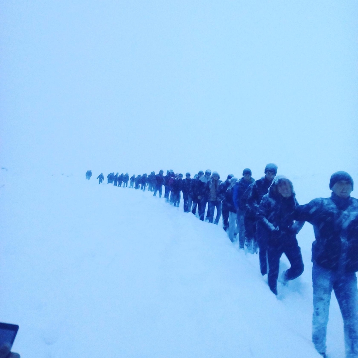 The road to school is a long one?