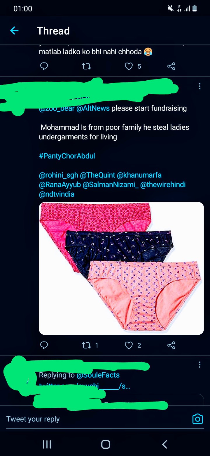 PANTY THEIF ABDUL !!