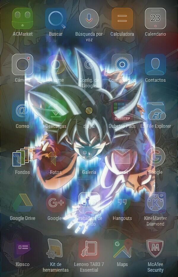 protector de pantalla Goku