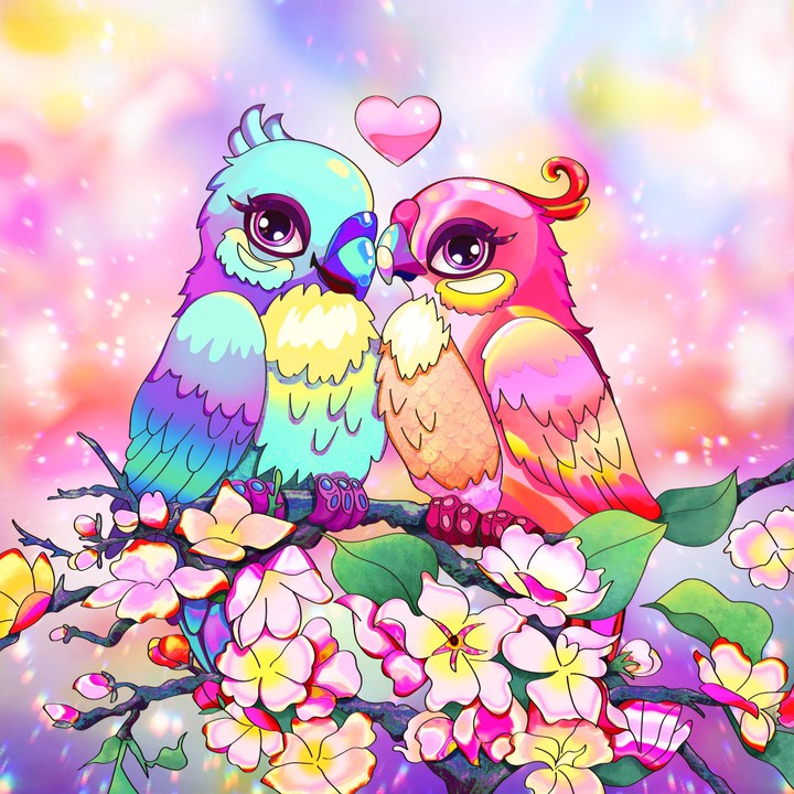cute love birds
