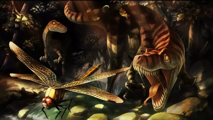 tiger color raptors hunting