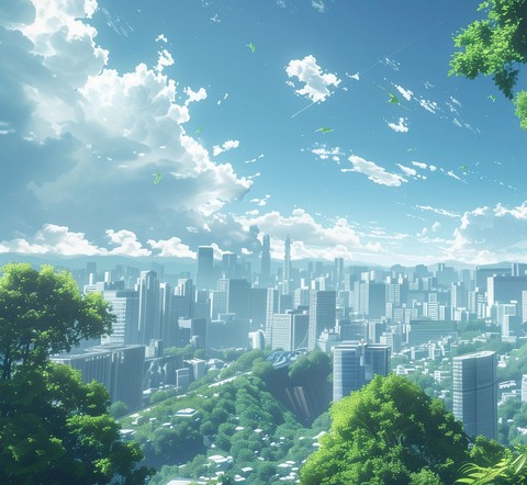 Blue, Daytime, City