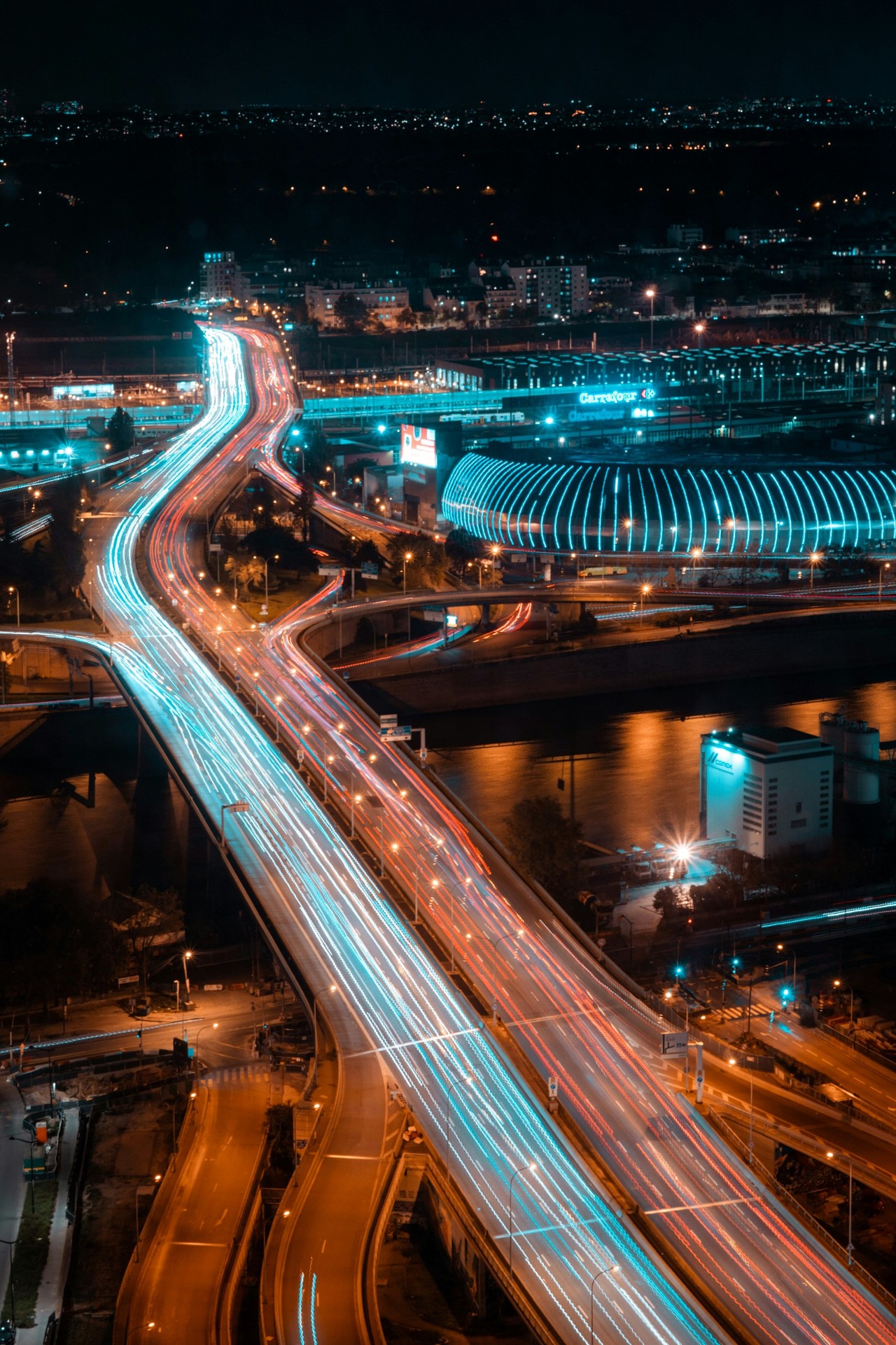 Bridge, highway Hintergrundbilder