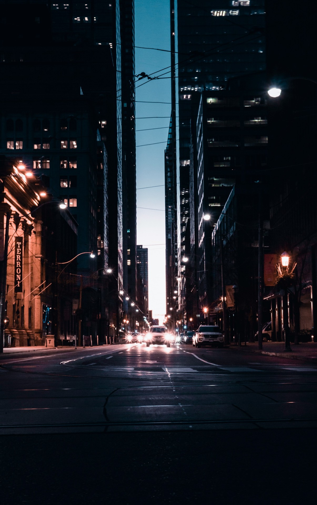 metropolis, Street Hintergrundbilder