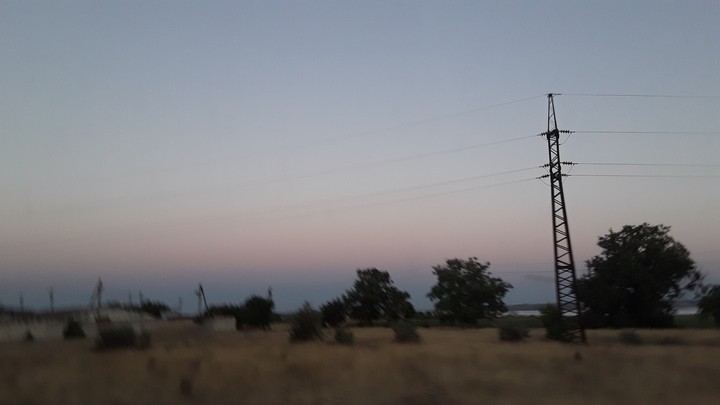 Purple sky