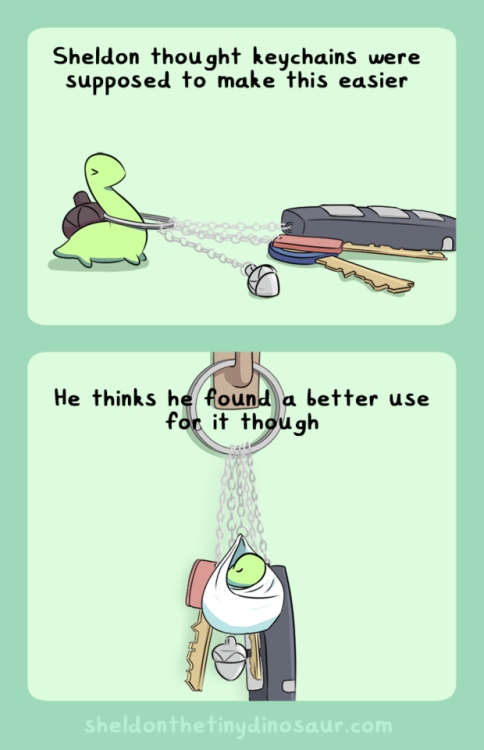 Sheldon and his keychain