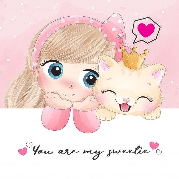 You are my sweetie (‘∀’●)♡